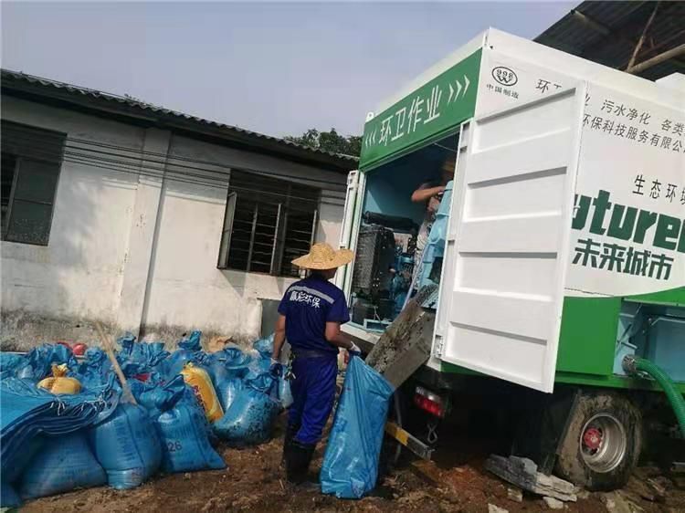 红河工业污泥压干处理