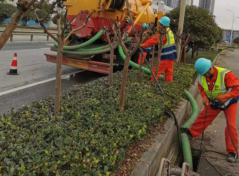 红河市政管道清淤